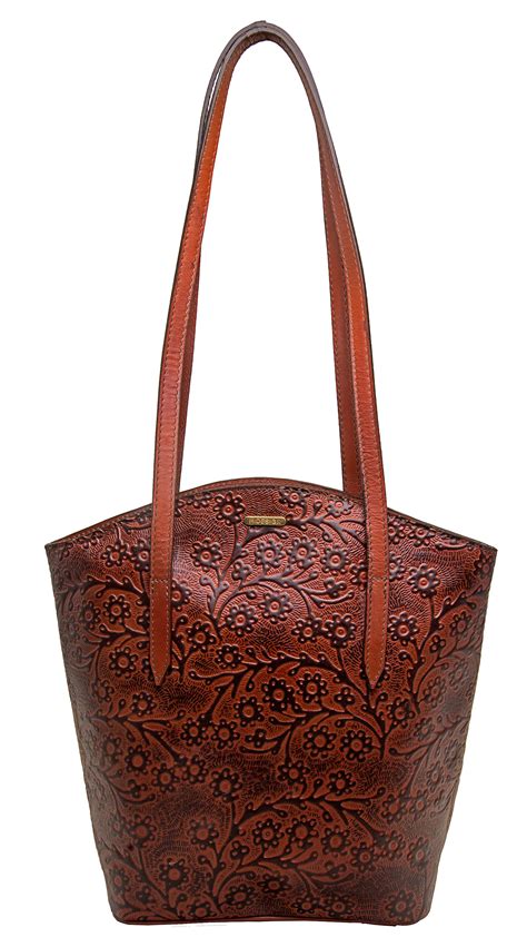 Buy Hidesign Bonn Brown Hand Bag Online