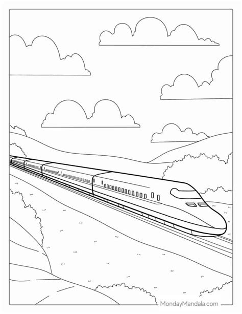 Trains Coloring Pages Printable [2025]