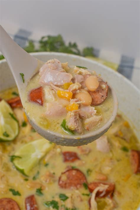Cajun White Chicken Chili | Slow Cooker Living