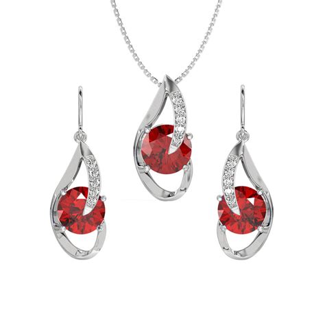 Buy Premium 925 Sterling Silver Pendant Earrings Sets Online – CLARA