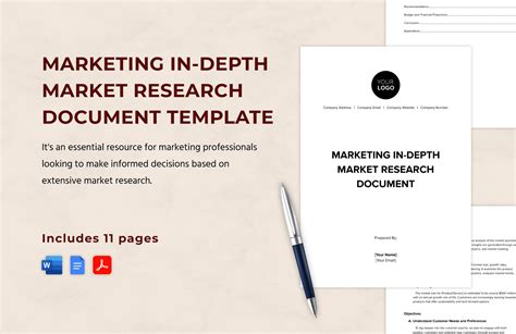 Editable Market Research Templates in Word to Download