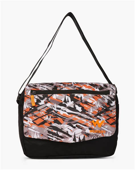 Buy Multicoloured Wildcraft Printed Water-Resistant Messenger Bag | AJIO