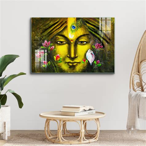 Frameless Beautiful Wall Painting for Home: Acrylic Paintings of Lord ...