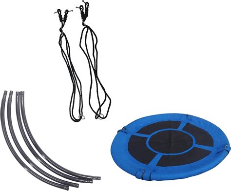 Buy 1123 SIOAEMI 35 inch Kids Indoor/Outdoor Round Net Hanging Rope ...