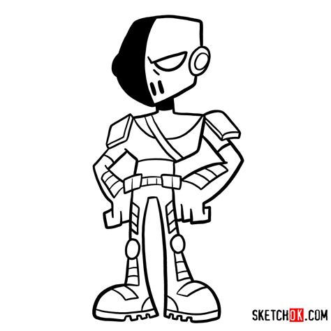 A Guide on How to Draw Chibi Slade from Teen Titans Go!