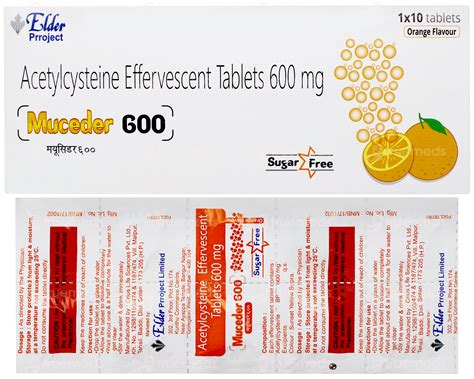 Muceder 600 MG Eff | Order Muceder 600 MG Eff Tablet Online at Truemeds