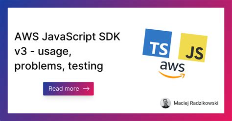 Image result for AWS JavaScript SDK V3