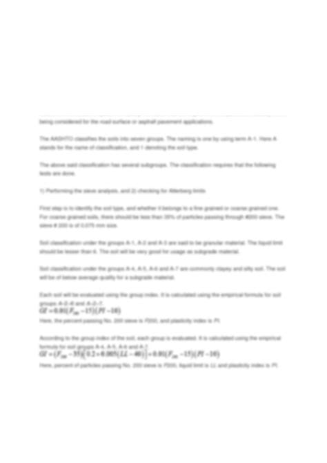 Image result for AASHTO Classification