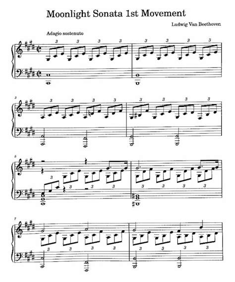 Moonlight Sonata Ludwig Van Beethoven Moonlight Sonata: Listen With