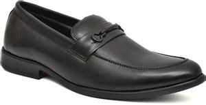 rosso bruno Rosso Bruno Mens Black Penny Loafers Formal Leather Shoes ...