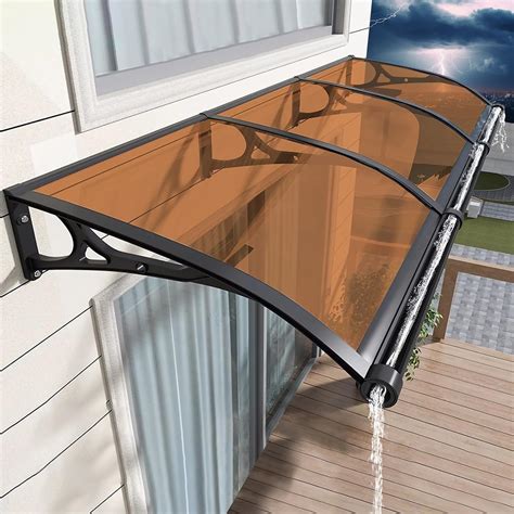 Amazon.com : HIAPES Awning for Door Entrance, Awnings for Doors ...