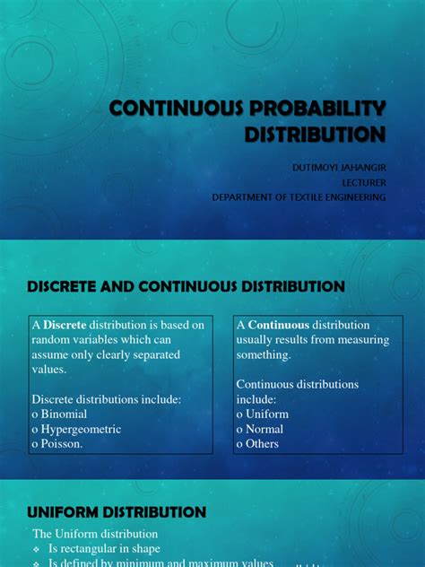 Continuous Probability Distribution Examples 的图像结果