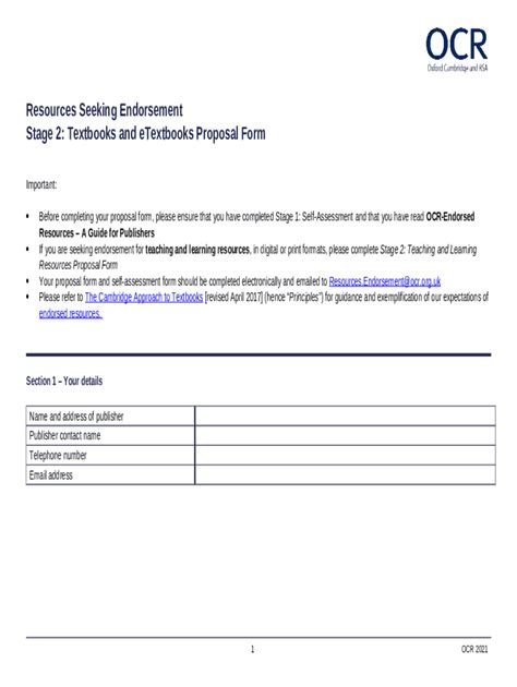 Stage 2 Textbooks and eTextbooks Proposal Doc Template | pdfFiller