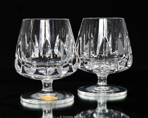 2x Heavy Crystal Cognac Glasses Brandy Rum Tasting Snifters | Etsy