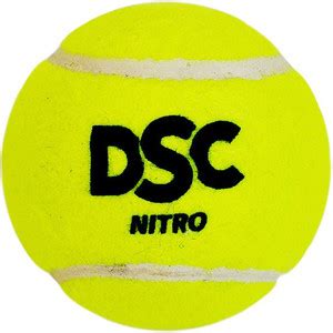 DSC Nitro Heavy Yellow Cricket Tennis Ball - Buy DSC Nitro Heavy Yellow ...