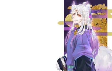 Wallpaper look, guy, white hair, Onmyouji, Onmyoji, Onmyouji (NetEase ...