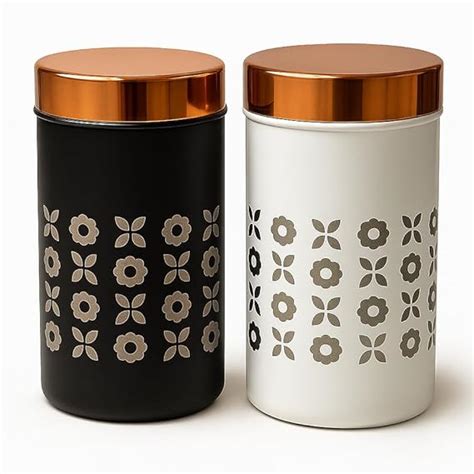 Buy STEEPLE Stainless Steel Storage Containers Set of 2 | 750 ml Steel ...