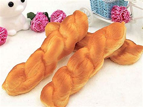 Buy AmaZeus Simulation PU Twist Bread Model Early Education Toy Fake ...
