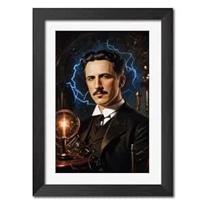 inspire TA Nikola Tesla AI Posters Scientist Inventor Quotes Painting ...