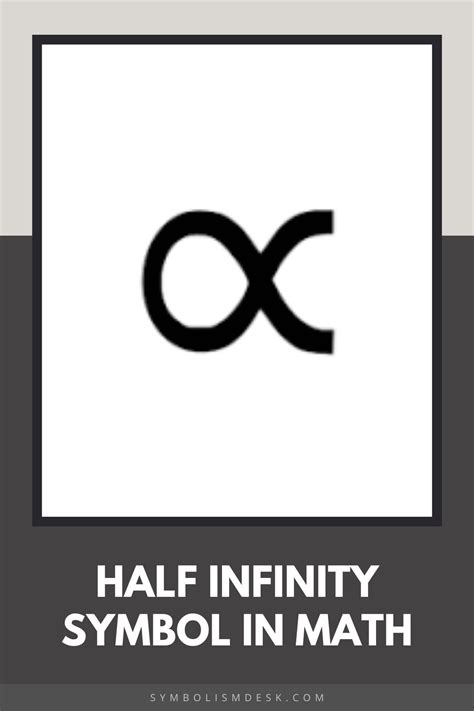 Half Infinity Symbol in Math: Concept Explained! | Math symbols meaning ...
