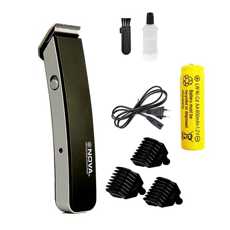 Buy Nova Professional Trimmer Rechargeable Cordless Beard Trimmer with ...