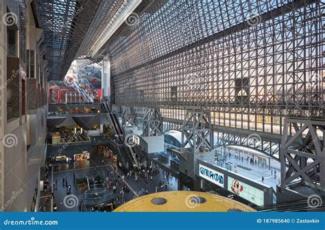 The Interior of Kyoto Station Main Hall. Kyoto. Japan Editorial Image - Image of landmark ...
