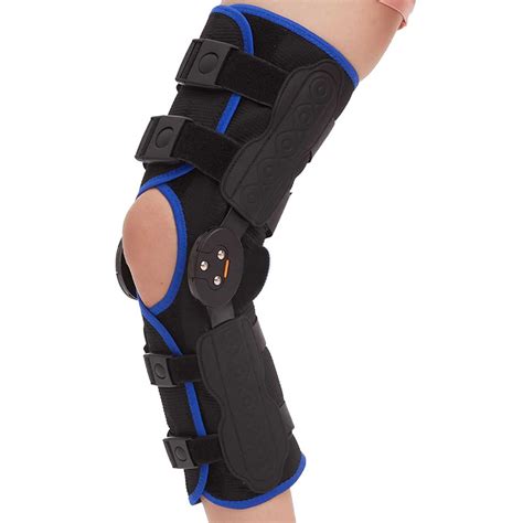 Buy Hinged Knee Brace Post Op Knee Immobilizer with Side for Recovery ...