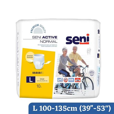 Buy Seni Active Normal Adult Diaper Pants (L) Online at Best Price in India