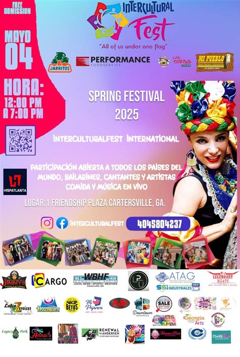Free Festival 10th Interculturalfest International Spring Festival ...