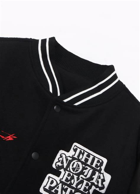 WILDSIDE × BlackEyePatch NOIR EYE PATCH VARSITY JACKET(M BLACK ...