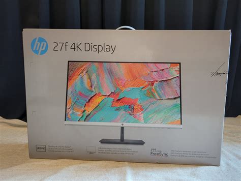 HP 27-inch Monitor with Height Adjust 27f 4K Na.. | Köp på Tradera ...
