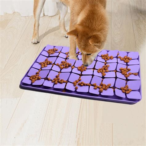 Femont Silicone Snuffle Mat for Small Medium Dogs,Slow Feeder Lick Mat ...