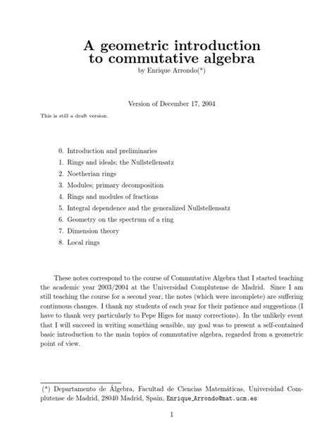 Image result for Introduction to Commutative Algebra