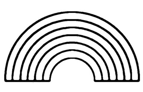 Rainbow Clipart Outline