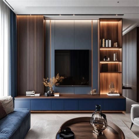 30 Blue Modern TV Unit Design Ideas in 2026