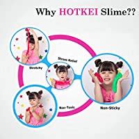 Buy HOTKEI (6 Colored Slime Kit) DIY Multicolor Fruit Scented Magic Toy ...