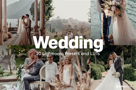 20 Wedding Lightroom Presets and LUTs