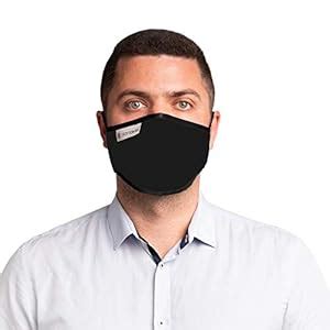 SonoMask Reusable Dual Layer Face Masks By Sonovia (5, Men Ear Loop ...