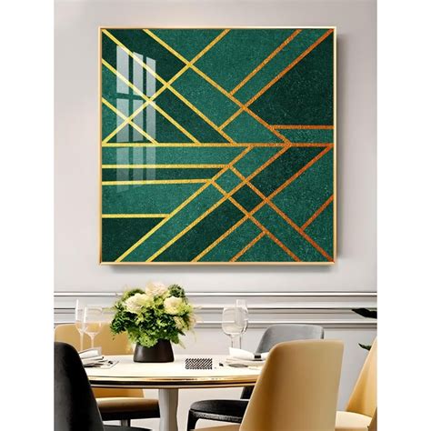 Buy The Next Decor Emerald Radiance Glass Finish Square Wall Art Online