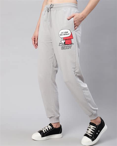 Peanuts Grey Jogger For Women – Free Authority