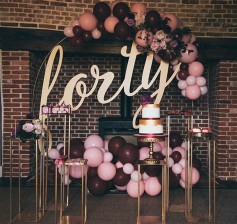 Celebrate in style with decorations 40th birthday ideas for a memorable ...