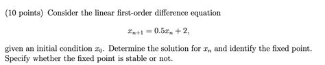 First Order Difference Equation 的图像结果