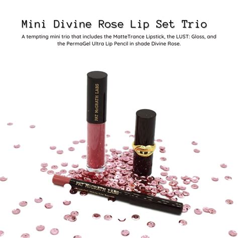 PAT McGRATH LABS Mini Lip Trio Set - Divine Rose India | Ubuy
