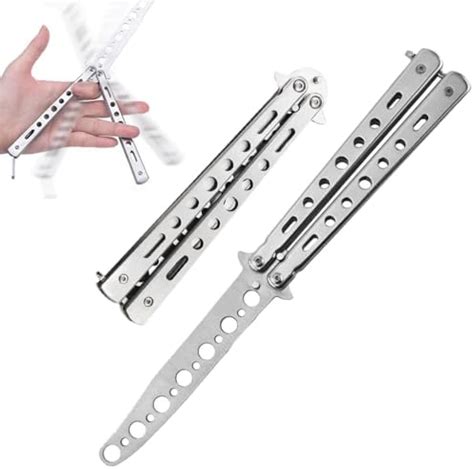 Anlado Balisong Butterfly Knife Trainer Practice with O-Ring Latch ...