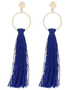 Accessorize London Drop Earrings for Women (Blue) (MN-58577340001 ...