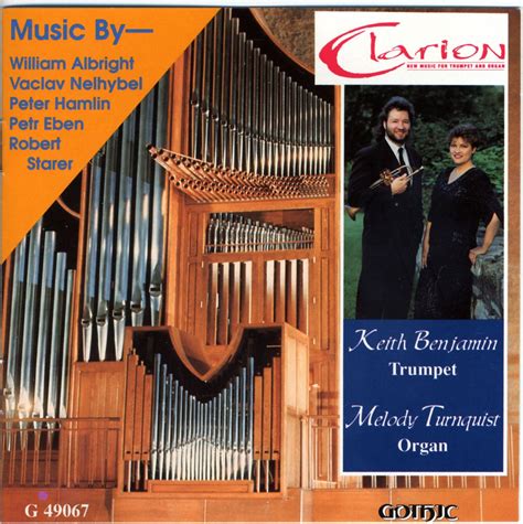 Music for Trumpet & Organ : Keith Benjamin Trumpet, Benjamin, Keith ...