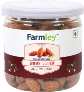Farmley Roasted & Flavored - Jalapeno Almonds Jar (200 g) Almonds Price ...