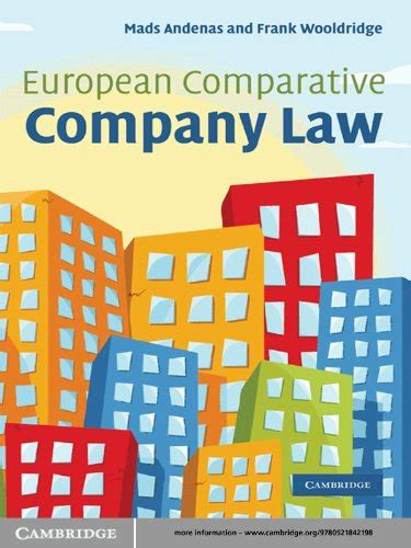 European Comparative Company Law eBook : Andenas, Mads, Wooldridge ...