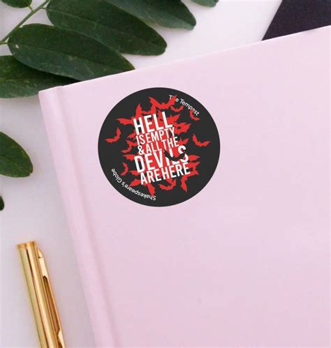 The Tempest Sticker (Hell is Empty) – Shakespeare's Globe