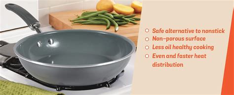 Buy Meyer Anzen Healthy Ceramic Coated Aluminium Frypan | Frying pan ...